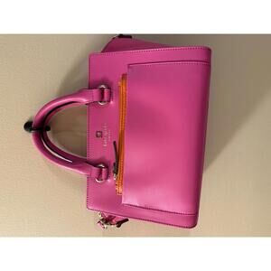 kate spade Hot Pink Satchel with Orange Accent